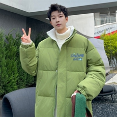 ！2025冬季新款男士立领棉衣羊羔毛加绒加厚棉服外套MY116P70，男装棉衣，电商B220