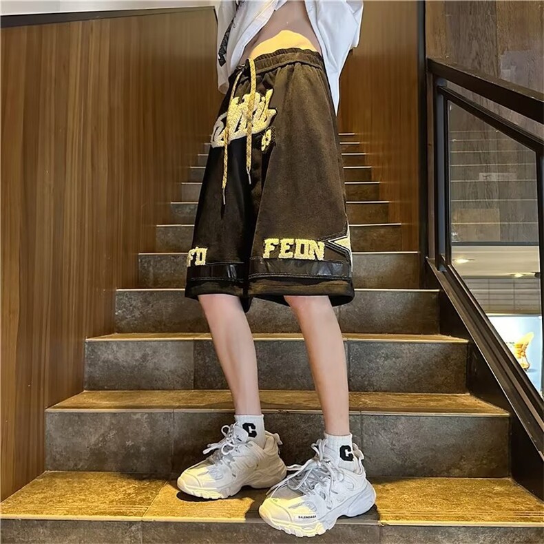 时尚潮牌中腰青春流行运动裤潮休闲裤水洗男宽松型潮流D2206-P38,男装休闲裤,星座1109-3