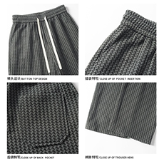 2025秋季新款白底欧棉绒提花直筒长裤M-5XLHK25952-特P30，男装休闲裤，电商A022