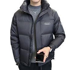 店主风冬季新款纯色休闲短款保暖羽绒服外套男YR809-P160，男装羽绒服，电商A413