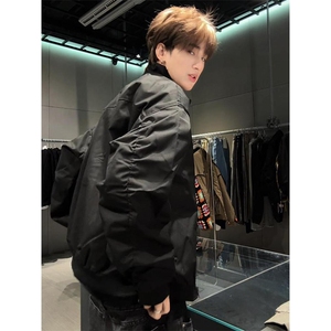 26春装新款美拉德立领飞行夹克boxy廓形休闲百搭外套上衣 JK6500图片