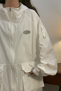1中性连帽工装大口袋大码M-5XL户外潮牌防晒服男FS77009特P39控78图片