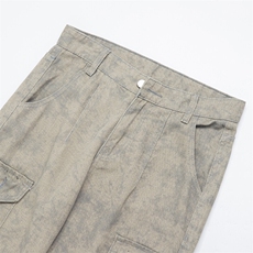 白底cleanfit大理石纹牛仔裤长裤微喇休闲裤A014-DY25121-P65控88，男装休闲裤，电商A014