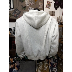 抖音得物品质二开26春装美式高街结构辑明线卫衣开衫外套W78，女装短外套，电商A486-1
