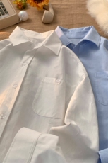 宽松重磅外套男大码港风休闲潮流衬衫C2177-P35【特价】，男装衬衫，电商A007