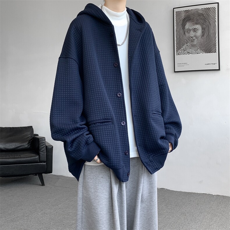 M~8XL加厚高品质夹克类目卫衣加肥大码连帽重磅开衫外套KS2102P80,男装夹克,电商B238