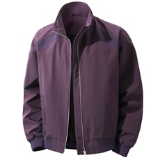 JK008立体白底春装拼接工装立领夹克聚酯纤维(M-5XL)TP35，男装夹克，电商A088