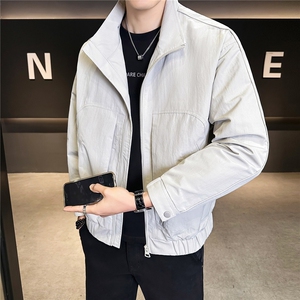 2026新款春季夹克男装痞帅潮牌立领外套 A313-2781-P85，男装夹克，电商A313