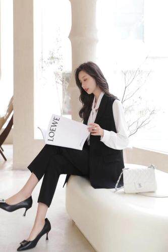 三件套套装，女装职业装，贻思茗