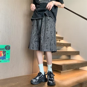 男日系新款ins潮流潮百搭休闲裤潮牌夏季青春流行简约直筒型图片