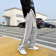 男春季新款休闲裤条纹抽绳裤子E101P32，男装休闲裤，星座1116-2