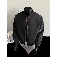 秋季男士夹克飞行服潮流棒球领外套个性茄克男装A266-JK8017-P33，男装夹克，电商A266