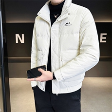 标50绒店主风男士短款立领羽绒服外套28622-P195(控券后288)，男装羽绒服，电商B338