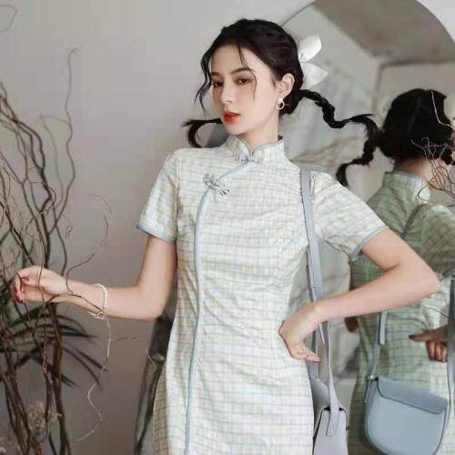 现货韩版旗袍，女装婚纱/旗袍/礼服，春语雨桐