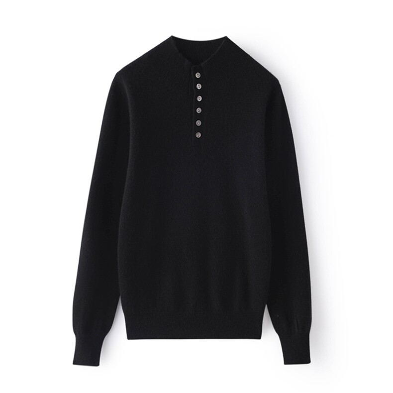 2024秋装新款半高领休闲舒适打底衫35%羊绒衫，女装羊绒衫，旭友羊绒