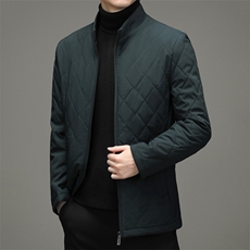CSMF20221钱塘2020-2冬季厚款商务休闲简约中年男士棉衣P160，男装棉衣，钱塘207-2