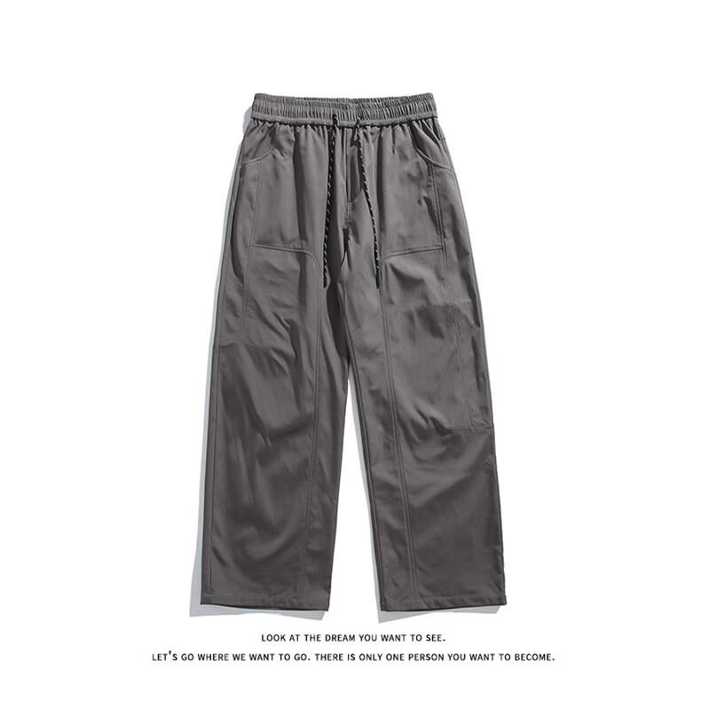 巴家弯刀宽松高街阔腿裤机能防水冲锋裤长裤K8541-P27【特价】,男装休闲裤,电商A007