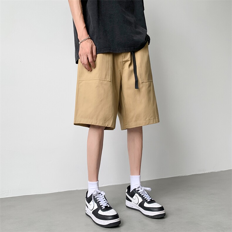 夏季短裤男直筒休闲五分裤潮大口袋纯棉裤子XZ211-1-K2325-P45,男装牛仔裤,星座211-1