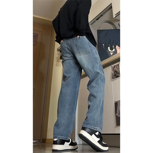 抖音品质牛仔裤百搭直筒裤牛仔裤 K2401-P50图片