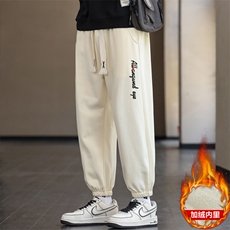 现货主推2025秋冬加绒特价男士印花休闲运动长裤JR919-P20，女装休闲裤，星座1816-2（原1210–2）