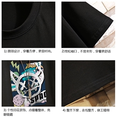 纯棉短袖t恤男大码半袖打底衫宽松体恤衫砖墙挂拍DX17275-P20，男装T恤，电商A040A