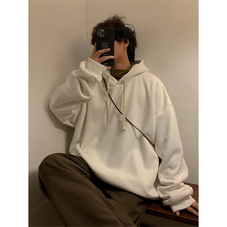 8XL-M羊羔绒卫衣男秋冬加肥加大码胖子连帽卫衣WY201-P65控78,男装卫衣,电商D206-1