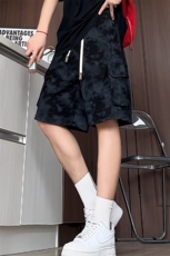 K5038/特P32夏季新品迷彩工装短裤男夏季直筒扎染五分休闲中裤，男装牛仔裤，电商A141