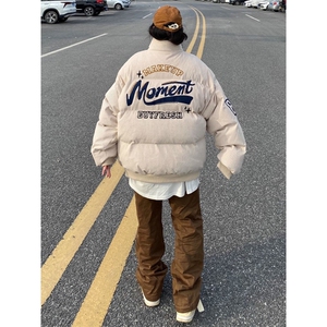1506/QM260/P54灯芯绒棉衣男冬季新款美式复古潮牌棉服宽松保暖图片