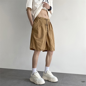 2025夏季新款美式高街短裤潮男休闲裤五分裤DK1374-P40控58图片