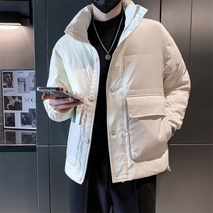 立领款白鸭绒新标50绒保暖休闲大口袋款 B226-9008-P195图片