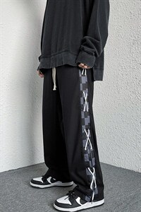 2022春装新款青少年暗黑高街休闲裤直筒裤子B221-LK22001-P50控68图片