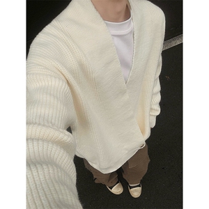 慵懒纽扣毛衣潮牌宽松休闲毛衣JY115P70