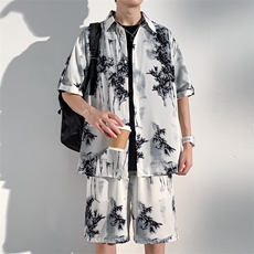 1短衬CS77033特P25DK77055特P18无差价套装TZ77066特P43大码M-5XL，男装休闲套装，星座226-2