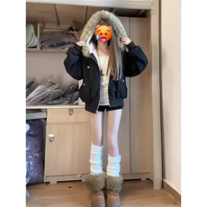 棉服棉袄女2025冬季新款夹棉加厚保暖宽松立领高级款棉衣外套，男装棉衣，星座506A
