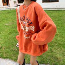 抓毛卫衣，女装卫衣/绒衫，图澜朵