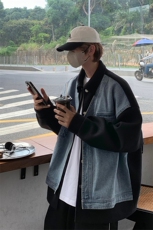 男装夹克2026秋冬季新款呢料毛呢大衣男生外套XZ514-2-F618-P135，男装夹克，星座514-2(原B239)