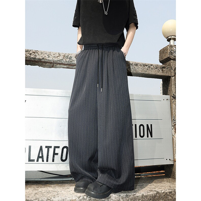 百搭显瘦休闲文艺裤韩版条纹设计高街时尚西裤K746TP35控68无差价，男装西裤，电商A102B