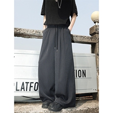 百搭显瘦休闲文艺裤韩版条纹设计高街时尚西裤K746TP35控68无差价，男装西裤，电商A102B