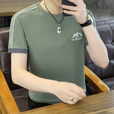 夏季短袖男刺绣翻领POLO衫T恤时尚休闲半袖上衣LD3319-P30，男装Polo衫，星座310B-3