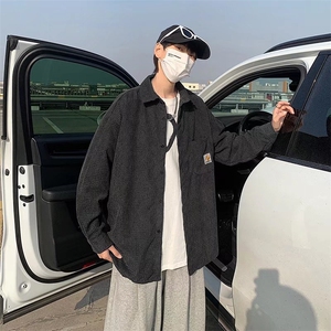 长袖衬衫春款男港风潮流C56P36图片