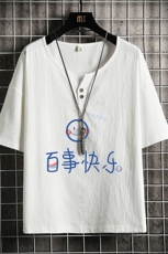 TY61183-P30v领亚短袖t恤男大码半袖半截袖，男装T恤，电商A040A