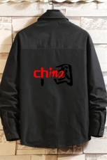 CS15189-P38加绒款-P48长袖衬衫男士大码宽松衬衣男寸衫砖墙，男装衬衫，电商A040A