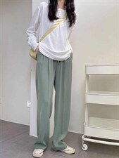 60369#连腰小直筒裤面料：3/1斜，其它，NARDTREE