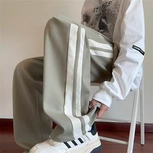 供抖音 高点击男秋冬条纹运动休闲裤X416B-1-KL927-特p38限68图片