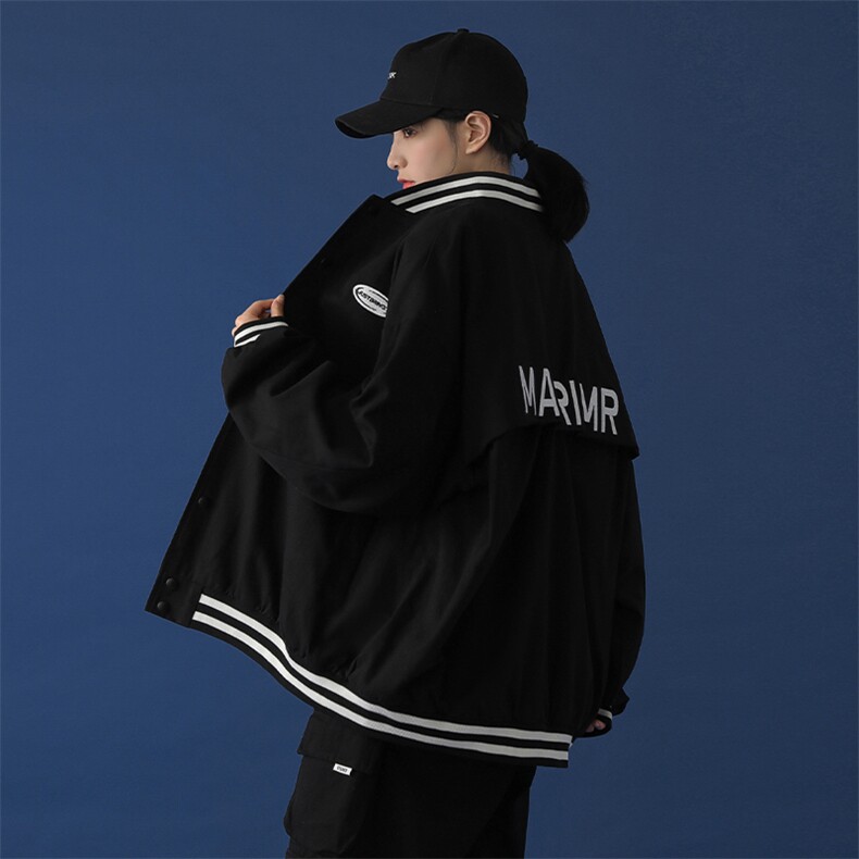 20年秋冬新款创意休闲盐系棒球服外套DS-B293-Y772-P85控115，男装夹克，电商A306