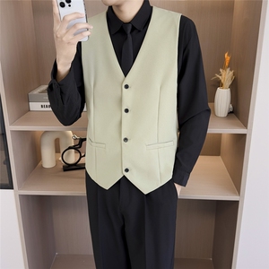 MJ5103P48日系港风轻奢商务马甲结婚礼服背心图片