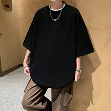 圆领显瘦修身短袖t恤情侣同款220g精梳棉纯色内搭TX601-特P22，男装T恤，电商A178