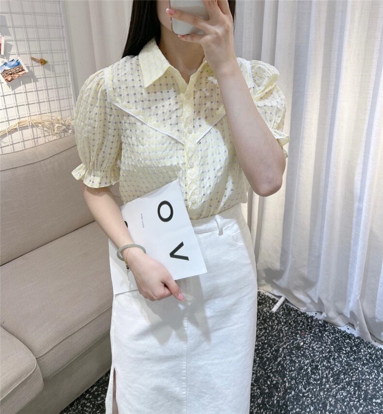 DINOBIENS【现货】夏季新款韩系泡泡袖上衣，其它，迪诺比亚