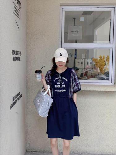 拼色休闲T群，女装，约她