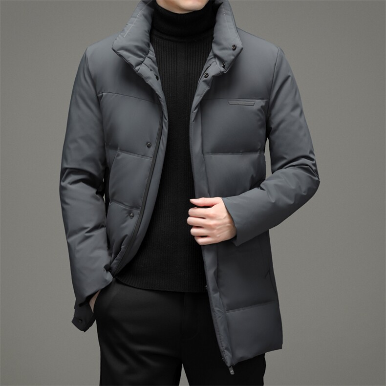 中年立领羽绒服男休闲短款上衣爸爸装冬装羽绒服YYYR077-P275,男装羽绒服,电商B212（原钱塘6029）